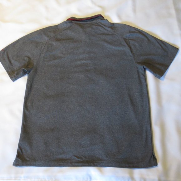 OU mens SHIRT polo GRAY sooner NIKE dri-fit SIZE Large - Picture 6 of 7